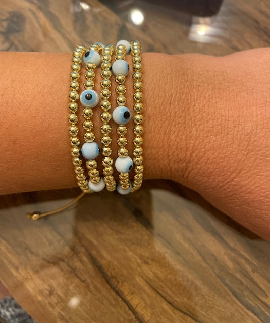 TURKISH EVIL EYE ADJUSTABLE BRACELET