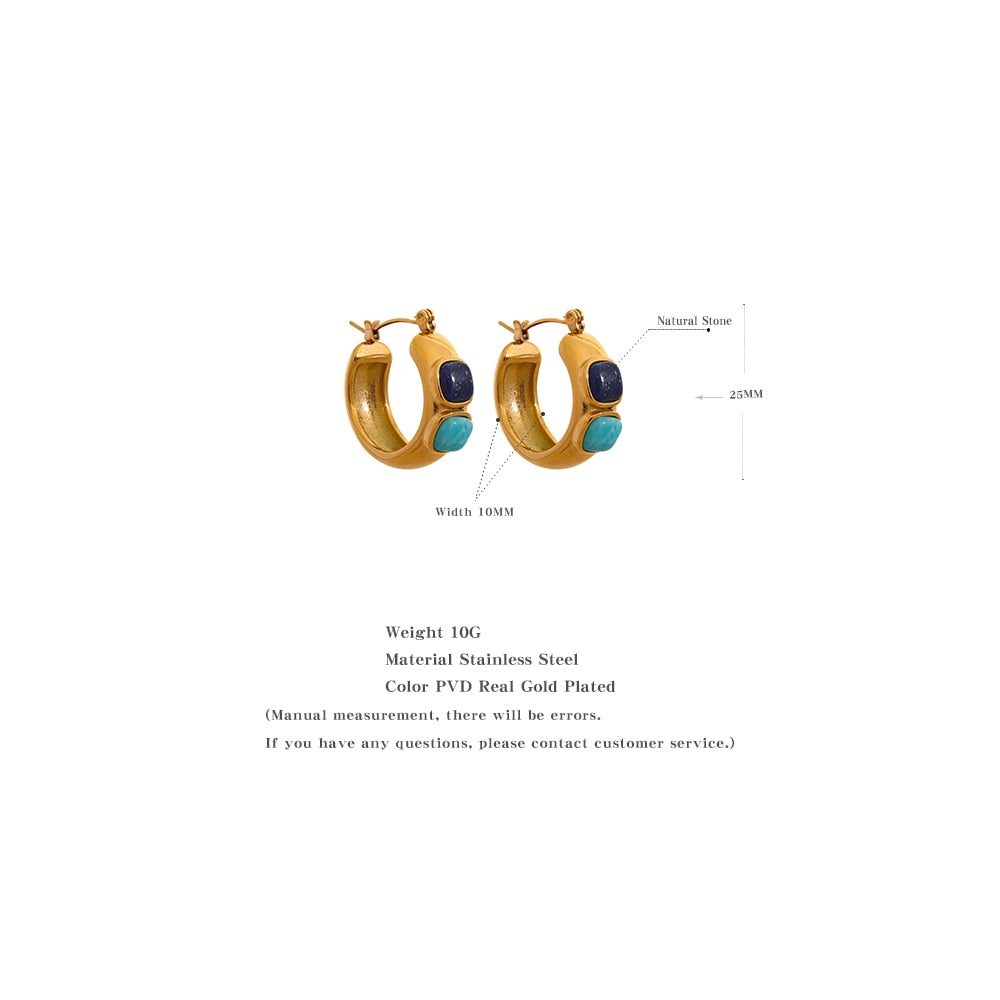 GOLD COLOR HOOP EARRING