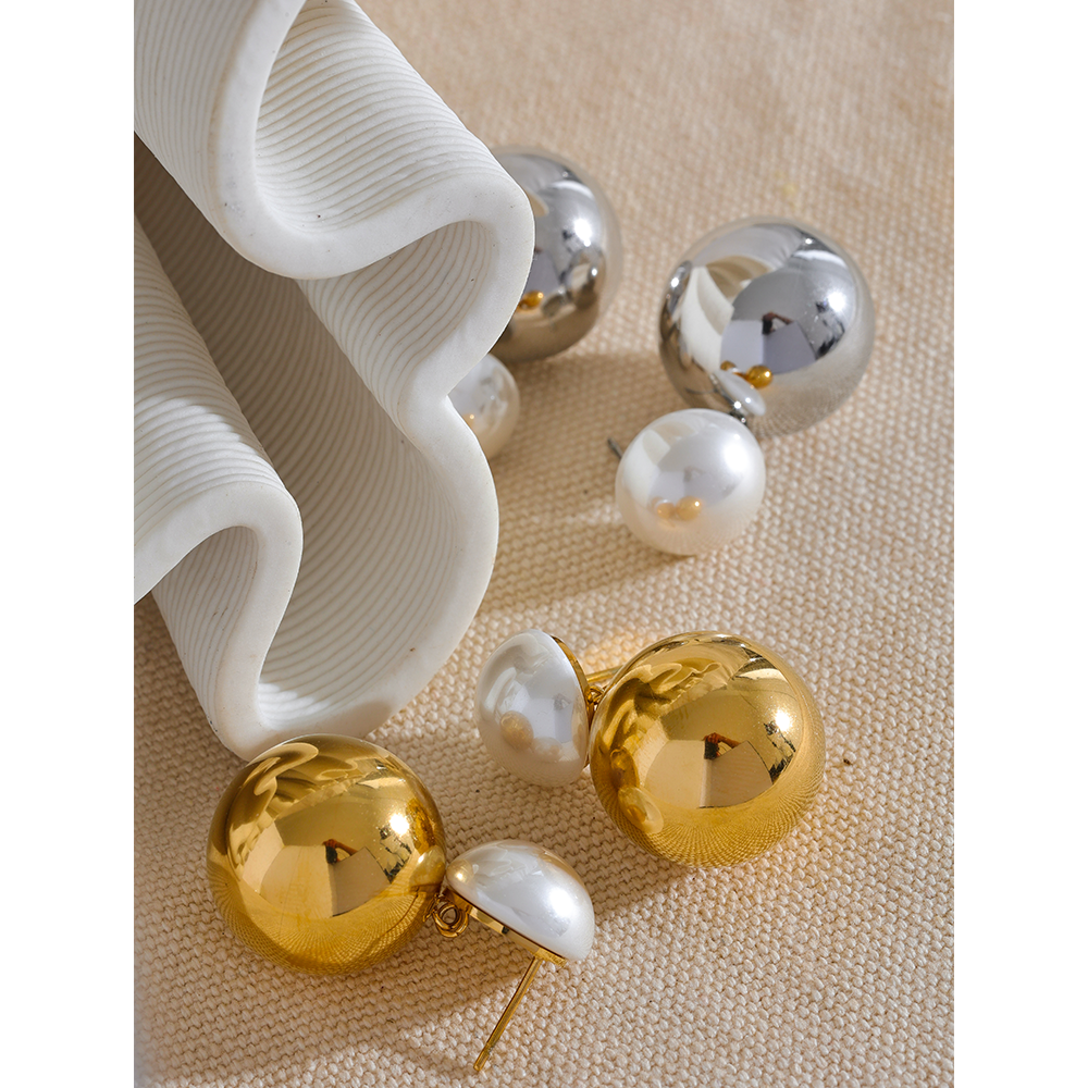 BIG BALL DROP EARRING