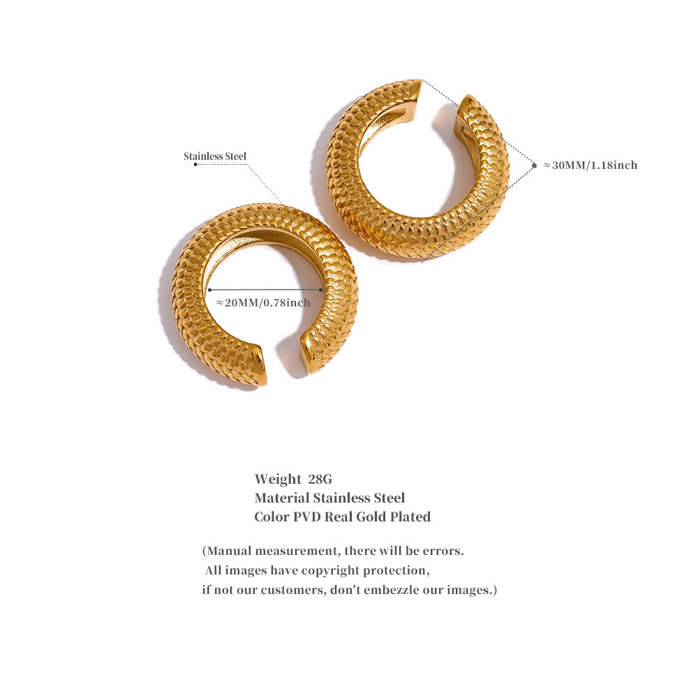 SNAKE SKIN EAR CUFF