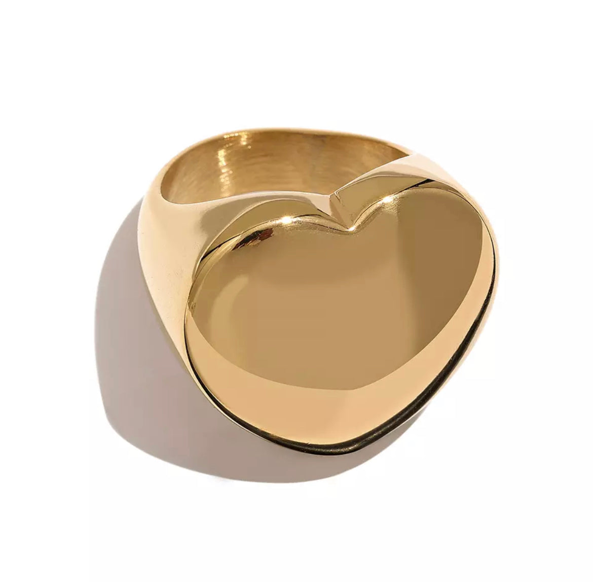 GOLDEN HEART RING