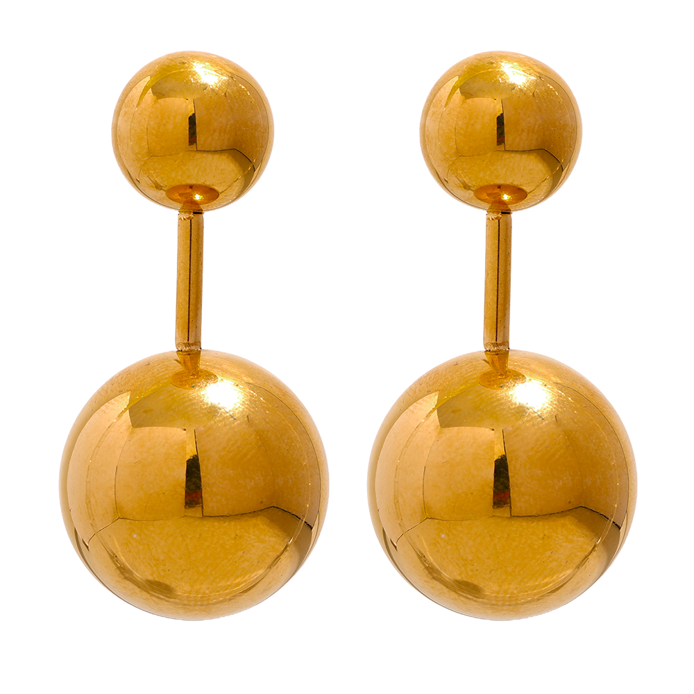 BIG BALL STUD EARRING
