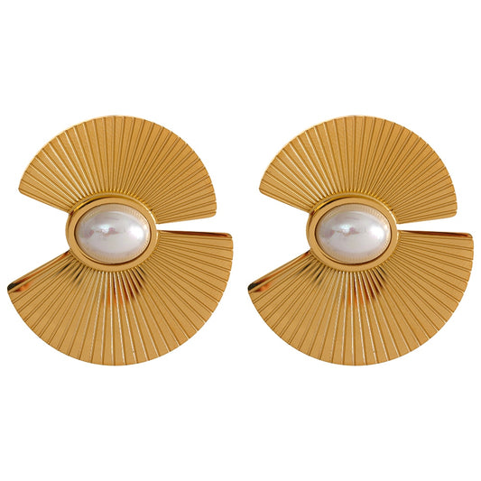 PEARL FLOWER EARRING